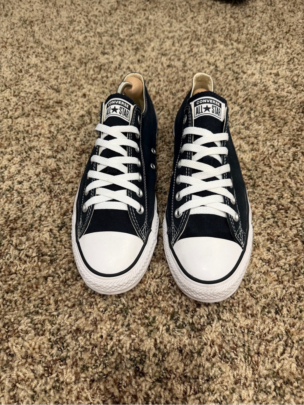 Converse Low Top Sneakers in Black and White - Men